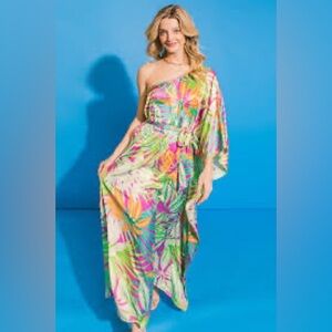 FLYING TOMATOES MIDI KAFTAN DRESS - LARGE